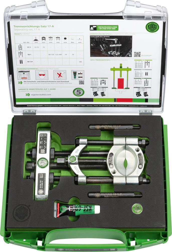 Lager-Trenn-/Abziehersatz12-75mm KUKKO Produktbild img1 L