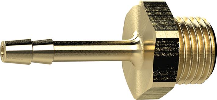 Einschraubschlauchtülle Messing, AG G1/8", LW 6 SW 14mm RIEGLER Produktbild img1 L