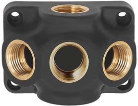 Endverteilerdose Kunststoff, Innengewinde 1xG3/4" zu 3xG1/2" RIEGLER Produktbild img1 L