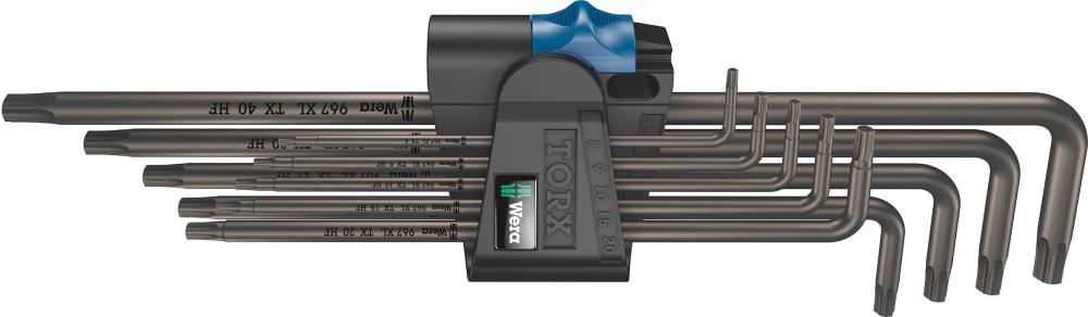 Winkelschraubendreher- Satz lang 9-teilig T8-T40 Halfefunktion Wera Produktbild img1 L