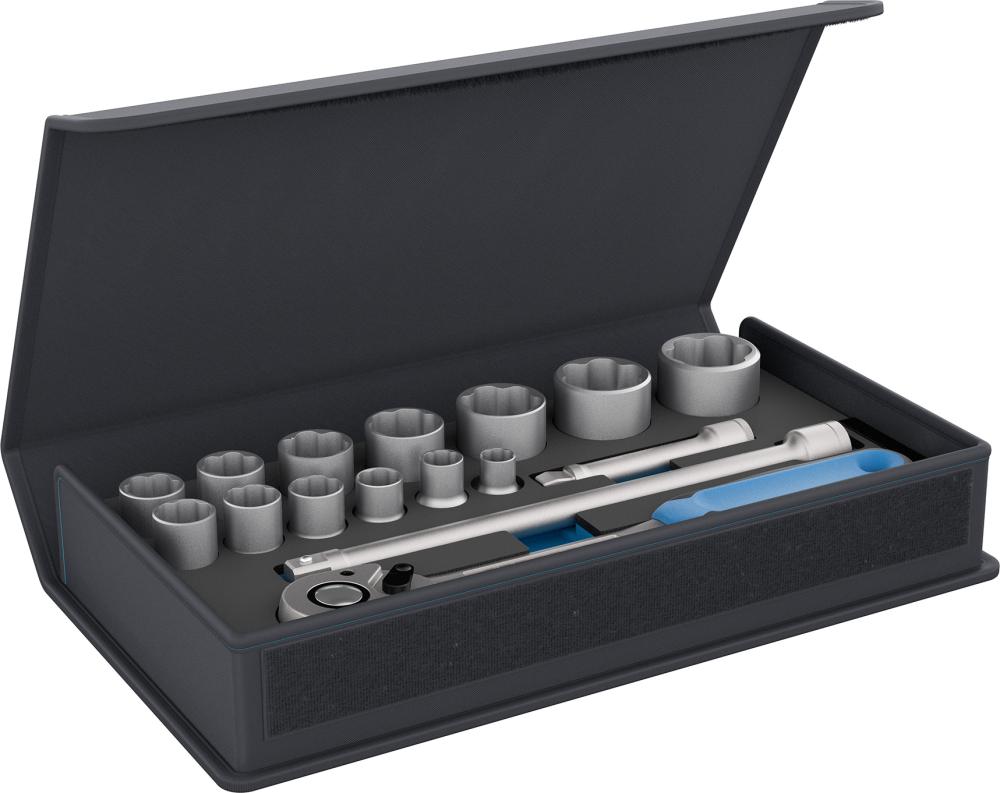 Steckschlüsseleinsatz- Satz TC 19-MU-10 in Textiltasche C-Profil 1/2" Gedore Produktbild img2 L