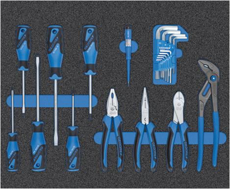 Werkstattwagen bestückt WSL-M-TS-172 172-teilig Gedore Produktbild img3 L