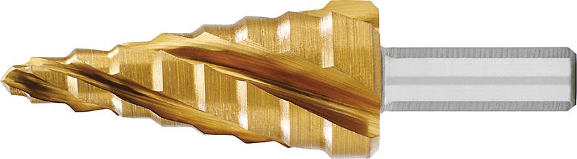 Universal-Stufenbohrer ADVANCED LINE® mit 4-fach Spiralnut, TiN Produktbild img2 L