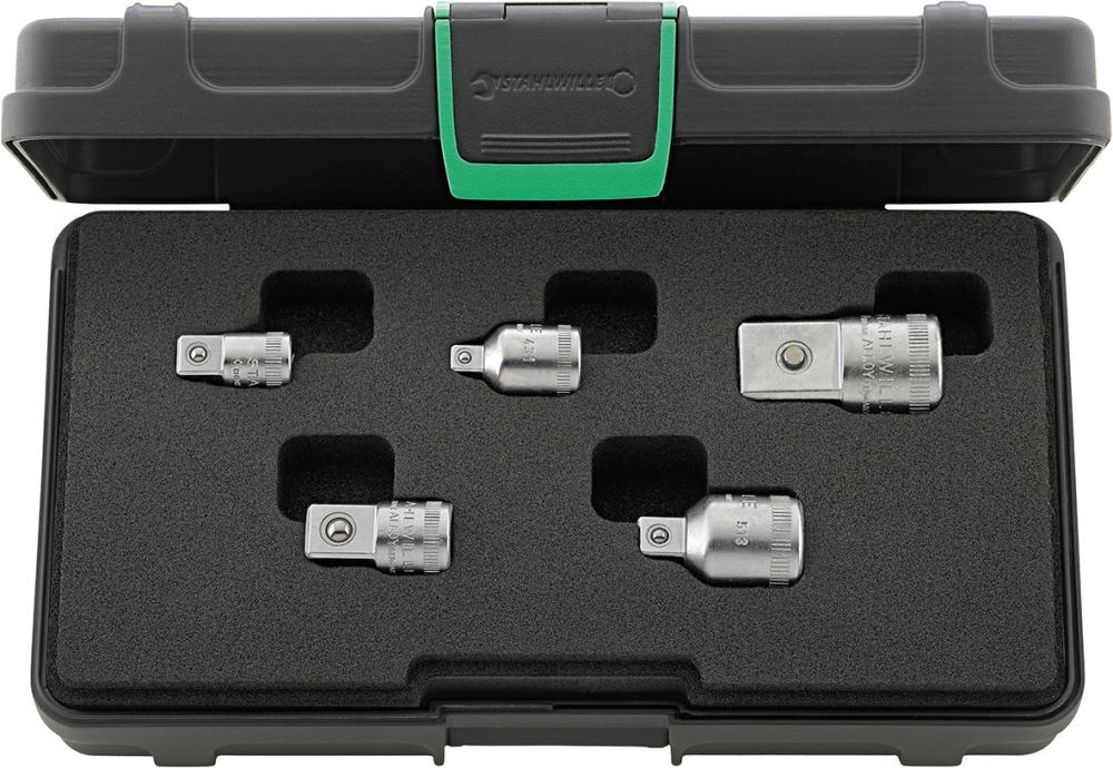 Vergrößerungsstück-/ Reduzierstück-Satz 1/4" -3/4" 5-teilig Stahlwille Produktbild img1 L