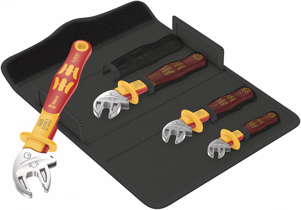 Maulschlüssel-Satz Joker selbstjustierend VDE 4-teilig 7-19mm Wera Produktbild img2 L