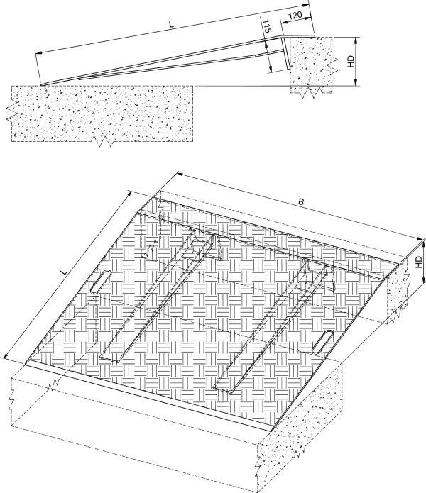 Aluminium-Überfahrbrücke, Typ AWB Produktbild img2 L