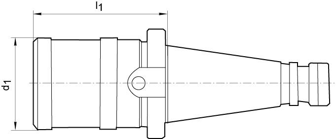 Gewindeschneid-Schnellwechselfutter Produktbild img2 L