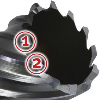 Kernbohrer HSS, Oberfläche blank, 50 mm Schnitttiefe Produktbild img2 L