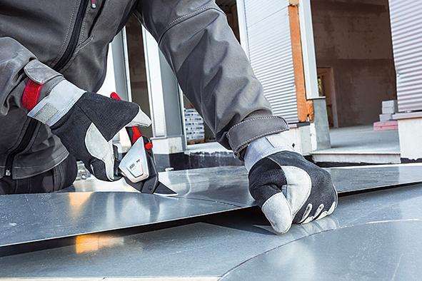 Idealschere mit Hebelübersetzung und 2-Komponenten-Griff links 230mm Erdi Produktbild img4 L