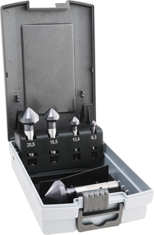 Kegels.-Satz ugt 3-Flä. HSS-E 6,30-25 90G ALUNIT Produktbild img1 L