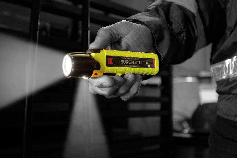 Helmlampe eLED Surefoot UK 4AA Produktbild img2 L