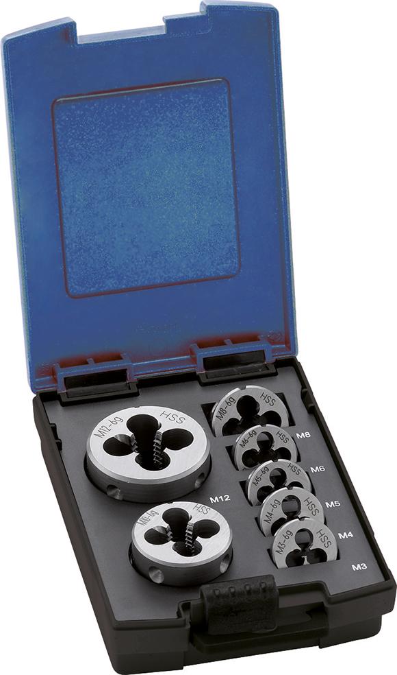 Schneideisen-Set EN22568 HSS M3-M12 FORUM Produktbild img1 L