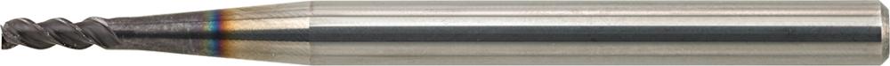 Vollhartmetall-Mini-Fräser TiAlN, 3 Schneiden, extrakurz, 45° Produktbild img3 L