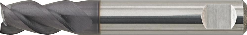 Vollhartmetall-Mini-Fräser TiAlN, 3 Schneiden, extrakurz, 45° Produktbild img1 L
