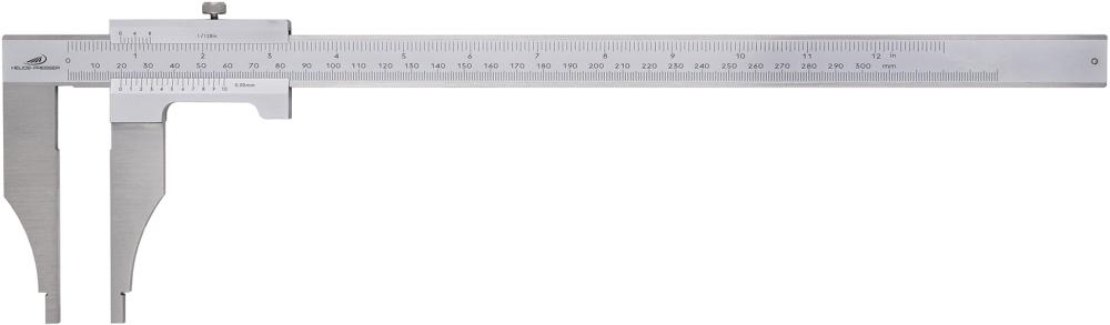 Werkstattmessschieber ohne Spitzen, ohne Feinstellung Produktbild img1 L