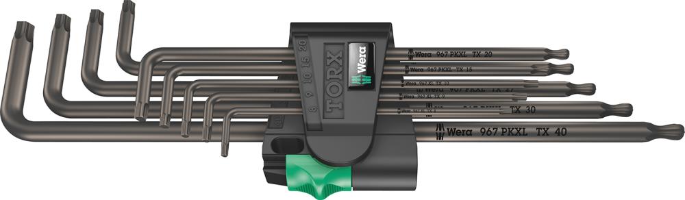 Winkelschraubendreher- Satz lang 9-teilig T8-T40 Kugelkopf Wera Produktbild img1 L