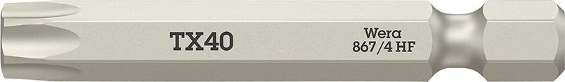 Bit für TORX®-Schrauben 1/4", 50 mm lang, gefrästes Profil mit Haltefunktion, Wera Produktbild img7 L