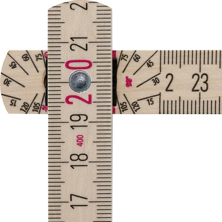 Gliedermaßstab Buche 2mx16mm natur Typ 407 Stabila Produktbild img2 L