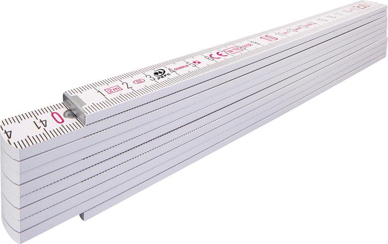 Gliedermaßstab Buche 2mx16mm weiss Typ 1407 Stabila Produktbild img1 L