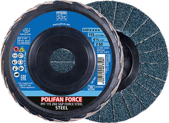 Fächerschleifscheibe Z SGP FORCE STEEL POLIFAN Produktbild img2 L