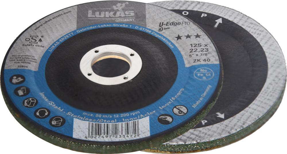 Kehlnahtschleifscheibe U-Edge Pro, gerade Produktbild img2 L