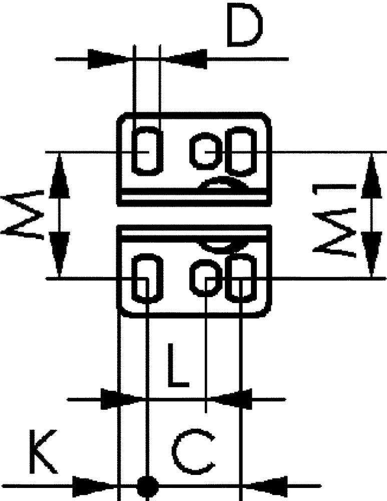 Senkrechtspanner mit waagrechtem Fuß Typ 6800 Produktbild img4 L