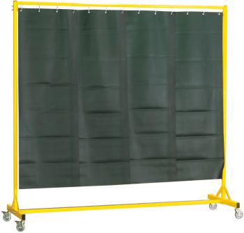 Schweisstrennwand 1021 2000x2000x600, fahrbar Produktbild img1 L