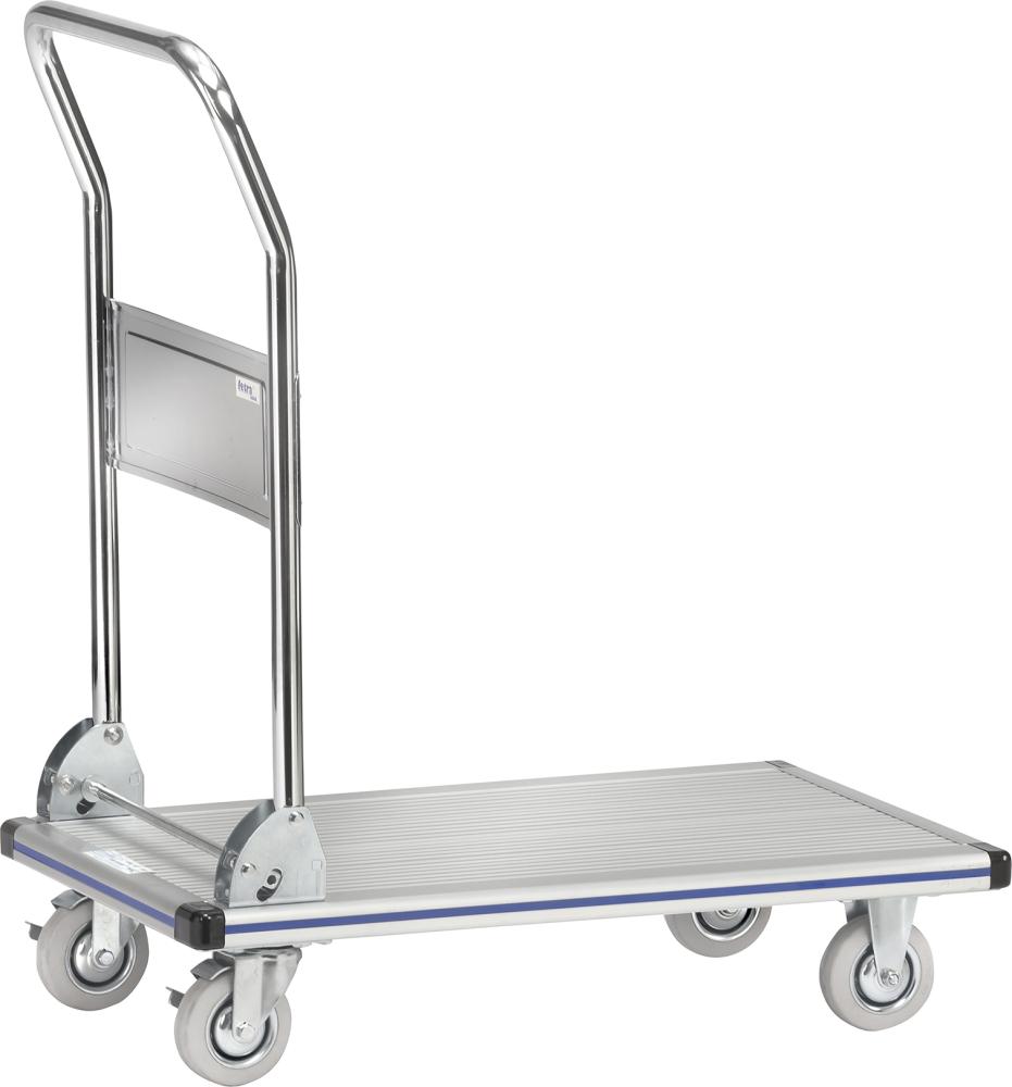 Alu-Plattformwagen 3120 Klappbügel 740x480 mm fetra Produktbild img1 L