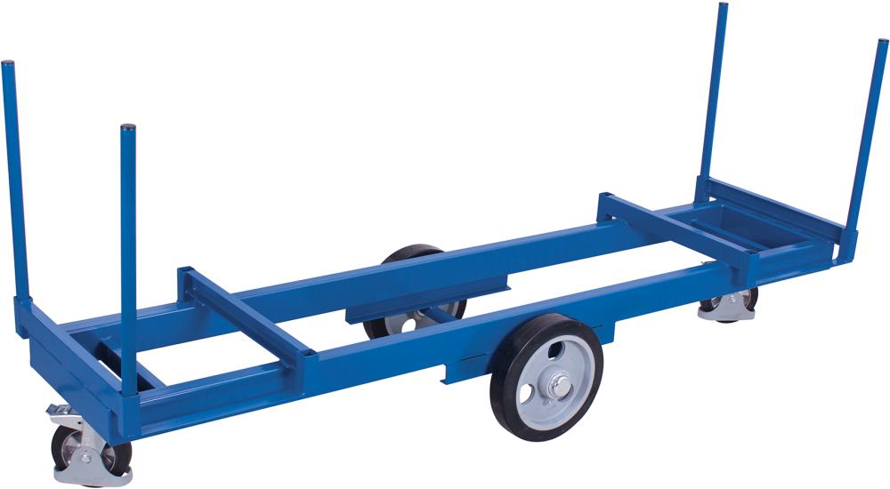 Langmaterial-Wagen 2000kg2500x720 mm Gummiräder VarioFit Produktbild img1 L