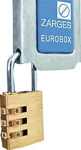 Bügelschloss für Alubox Zarges Produktbild img1 L