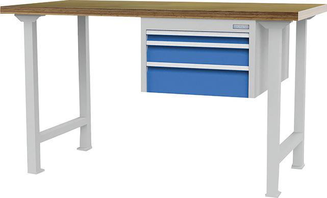 Reihenwerkbank, mit Hängeschubladen Produktbild img1 L