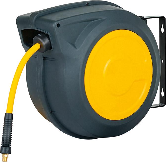 Schlauchaufroller 20m gelb Druckluft 3/8" Produktbild img1 L