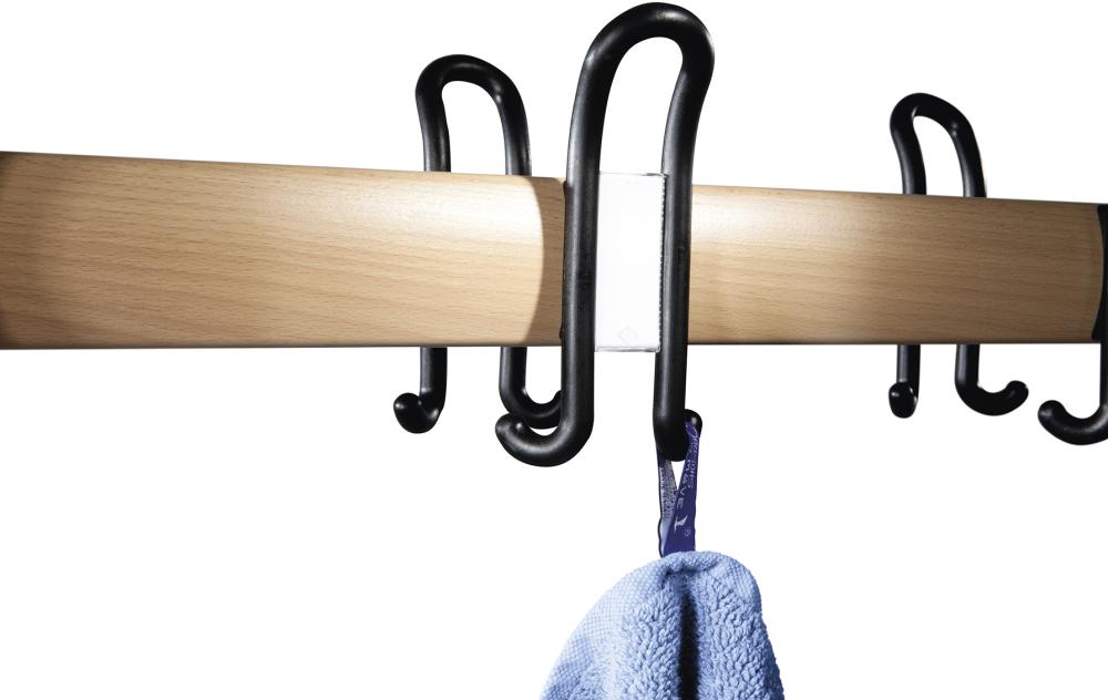 Doppelseitige Garderobenbank, Holzleiste Produktbild img2 L