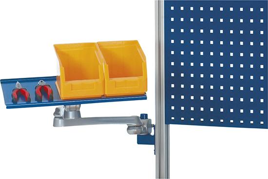 Schwenkarm mit Tablar Tablar B450 x T250 mm Produktbild img1 L