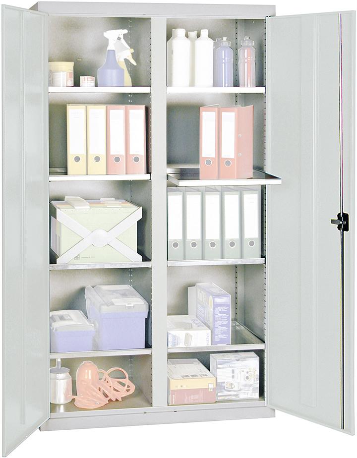 Werkzeug- und Materialschrank Serie 3000, 8 Wannenböden, Mitteltrennwand Produktbild img1 L