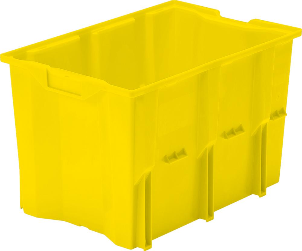 Drehstapelbehälter Serie DLK, gelb Produktbild img1 L