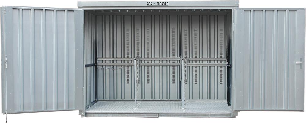 SAFE Gasflaschenlager LIF mit Bodenrahmen Produktbild img1 L