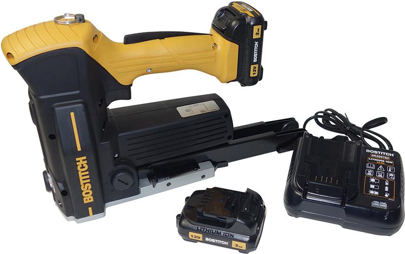 Akku Kartonverschluss hefter DSA3522-S 2xAkku 12V+Ladegerät Produktbild img3 L