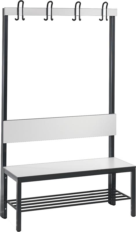Einseitige Garderobenbank und Schuhrost Produktbild img1 L