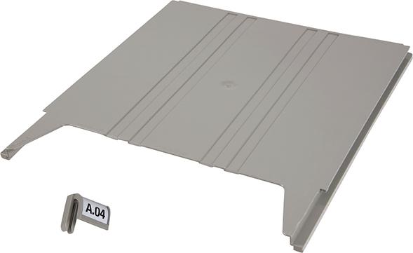 Ablagefach "Flat" 15 x 240 x 302 mm hellgrau Produktbild img3 L