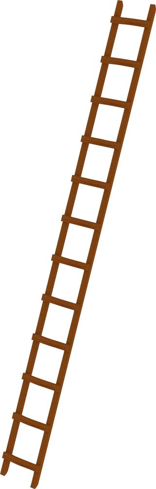Dachleiter Holz 12 Sprossen Produktbild img1 L