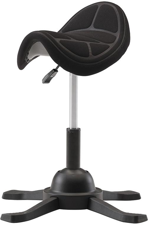 Satteldrehhocker selbstbalacierend Sitzhöhe 480 - 660 mm mit Gleiter Produktbild img1 L