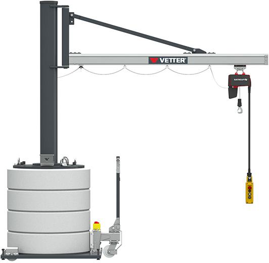 Mobiler Säulenschwenkkran MOBILUS12-US Produktbild img1 L