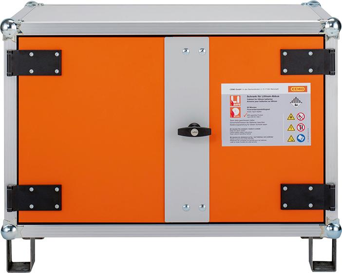 Akku-Lagerschrank 8/5 mit Stapelfüßen Produktbild img2 L