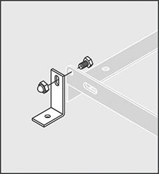 Bodenmontagewinkel vzk für Fahrradständer 2-er-Set Produktbild img1 L