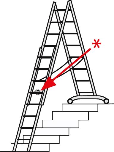 Mehrzweckleiter, dreit. 604718 Produktbild img5 L