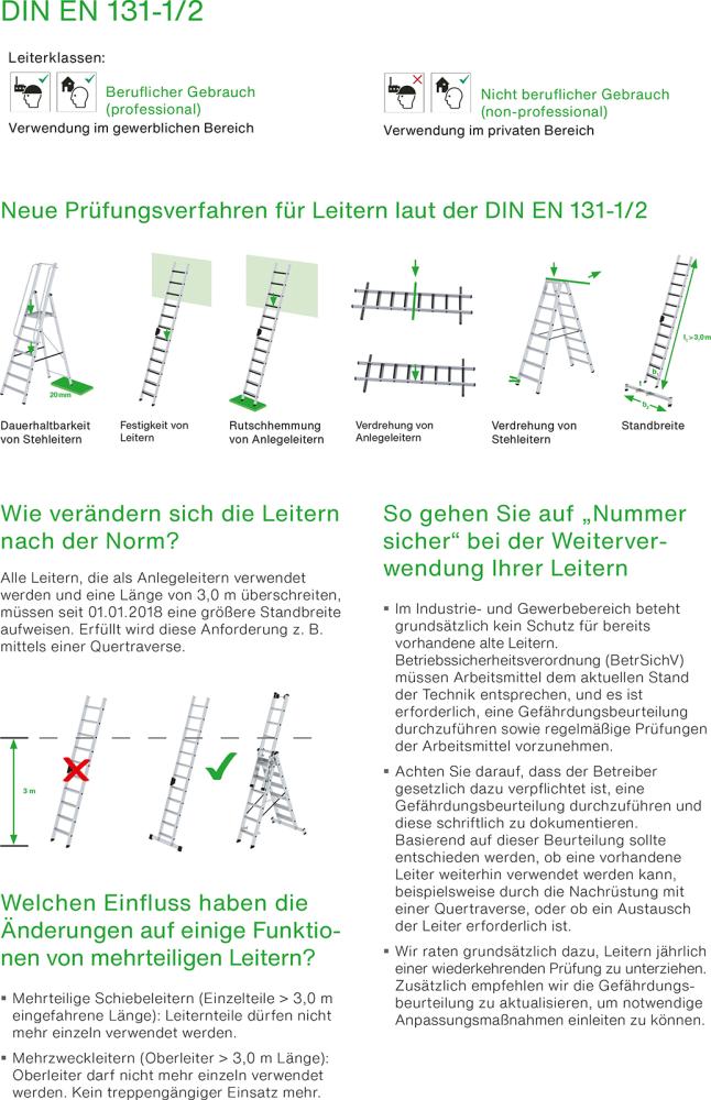 Stufen-Stehleiter, beidseitig begehbar Produktbild img3 L