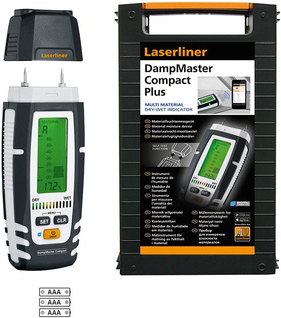 Feuchtigkeitsmessgerät DampMaster Compact Plus Laserliner Produktbild img2 L