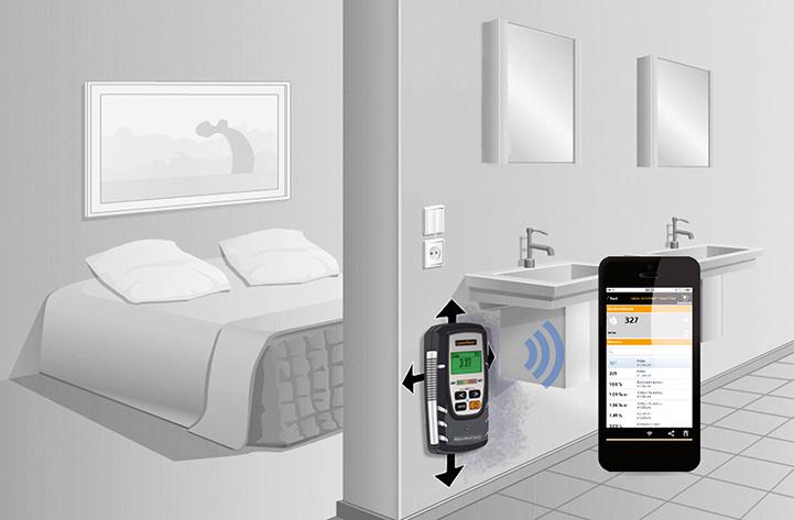 Feuchtigkeitsmessgerät MoistureMasterCompactPlusLaserliner Produktbild img7 L