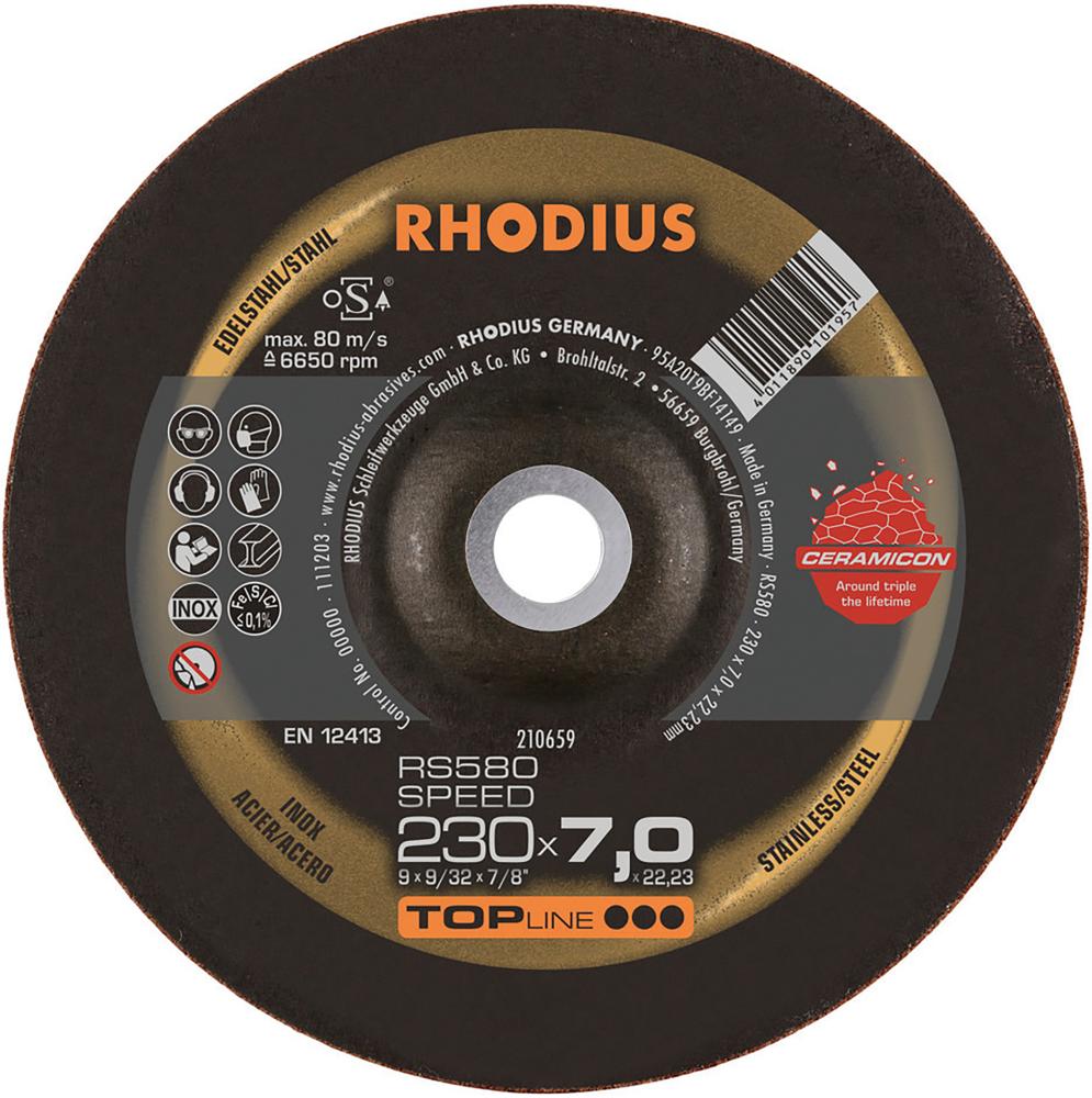 Schruppscheibe INOX Produktbild img3 L